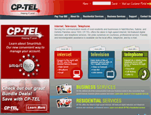 Tablet Screenshot of cp-tel.com